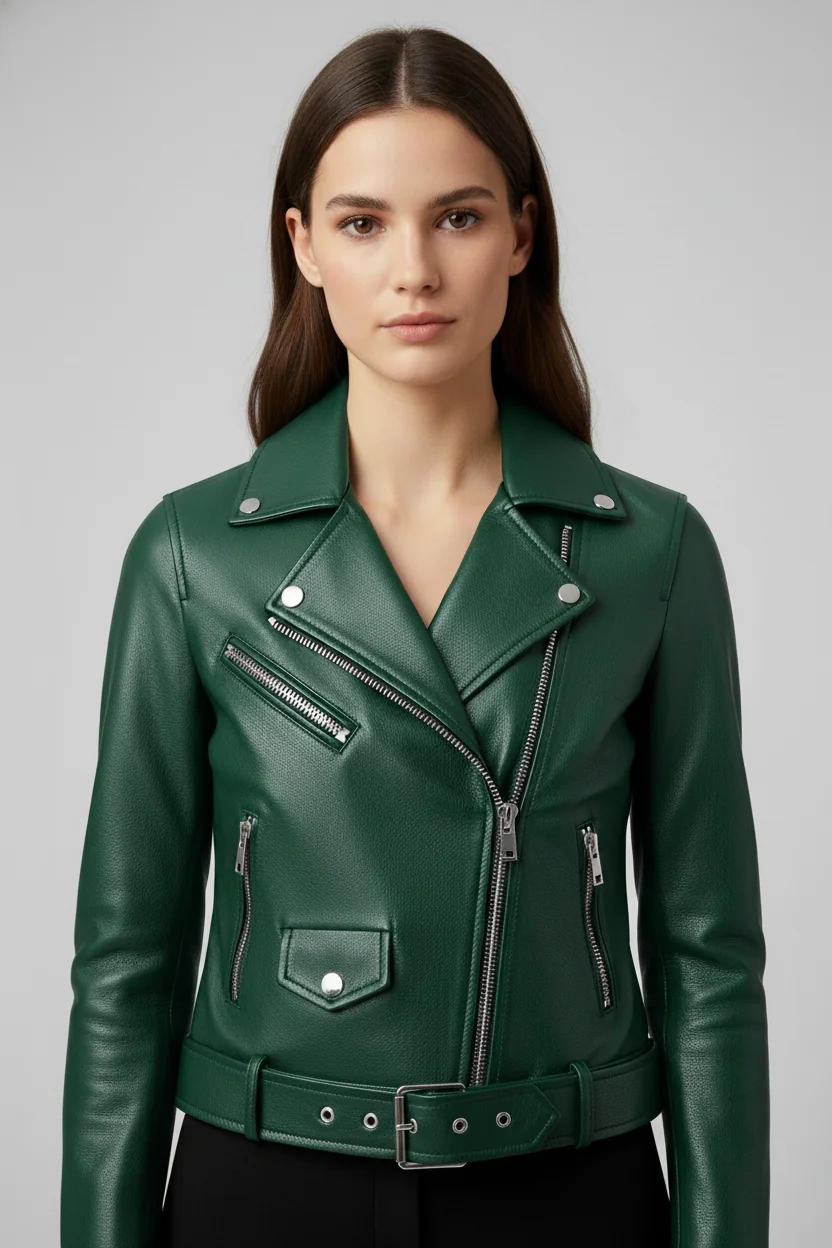 Atelier Leather Biker Jacket - Image 4