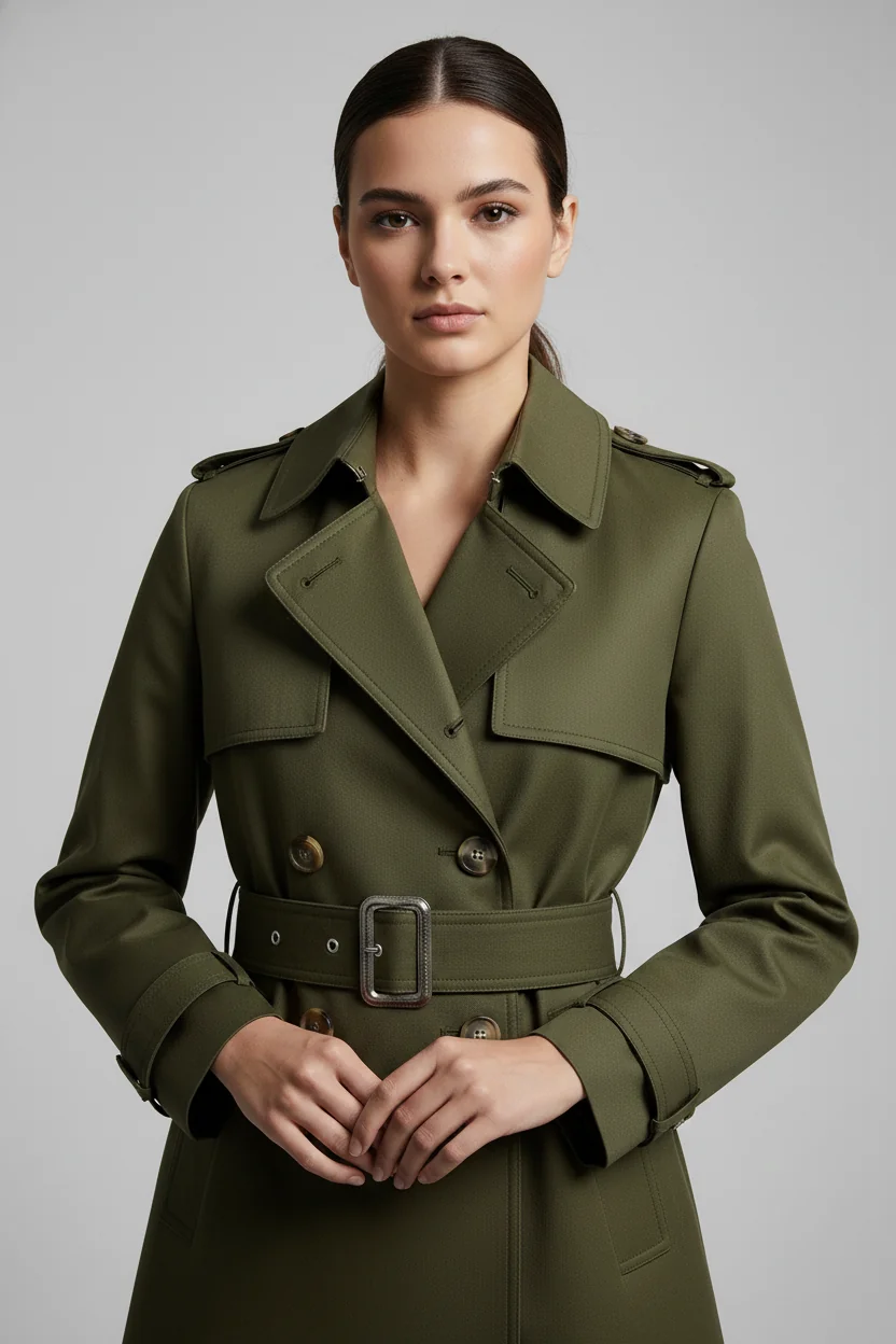 Heritage Double-Breasted Trench Coat - Image 4